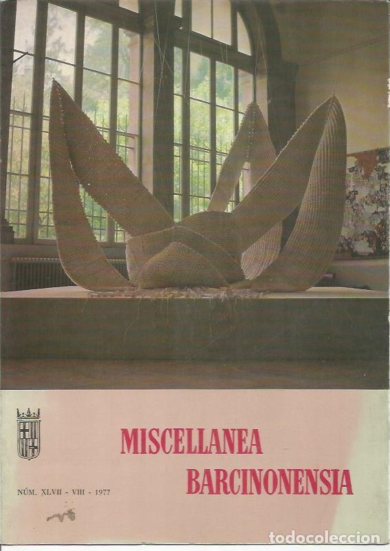 Cartoline: LAMINA 25532: Portada de la revista Miscellanea Barcinonensia, a&ntilde;o VII, numero XLVII - Varios