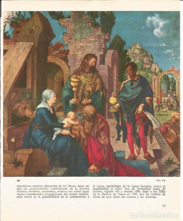Cartoline: LAMINA 25380: Adoracion de los Reyes, por Albert Dourer - M. Lenzini y E. Micheletti