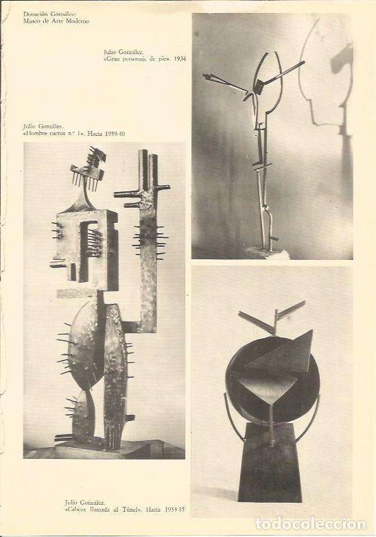 Cartes Postales: LAMINA 25526: Esculturas realizadas por Julio Gonzalez - Varios
