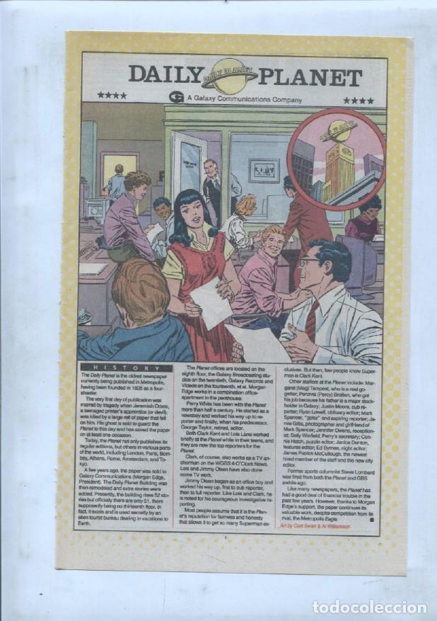 Postais: Ficha personaje DC Comics numero 171: Dark Circle + Daily Planet - VARIOS