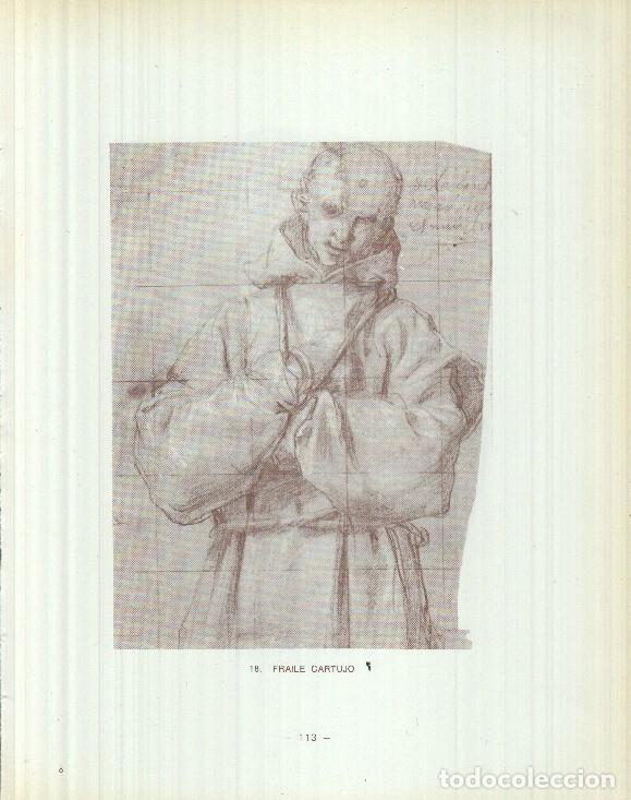 Postais: Dibujos de los siglos XVI y XVII: 18/19: Fraile Cartujo + San Juan Evangelista - Reyes Duran