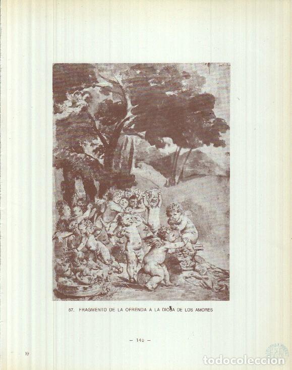 Postais: Dibujos de los siglos XVI y XVII: 57/58: Fragmento ofrenda a la diosa de los amores + San Antonio ?