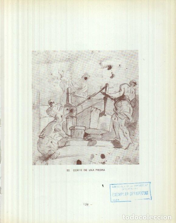 Cartes Postales: Dibujos de los siglos XVI y XVII: 50/51: Corte de una piedra + Figura femenina - Reyes Duran