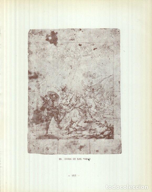 Cartes Postales: Dibujos de los siglos XVI y XVII: 99/100: Caida San Pablo + Dos estatuas en sus nichos - Reyes Duran