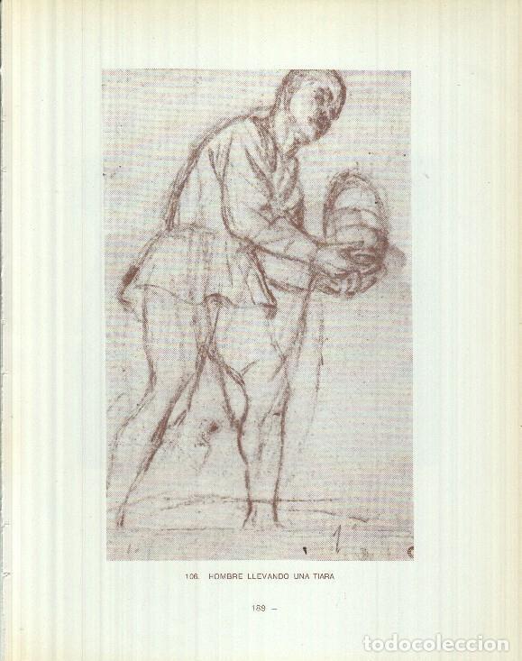 Cartes Postales: Dibujos de los siglos XVI y XVII: 106/107: Hombre llevando una tiara + Cabezas y miembros de ni&ntilde;os -