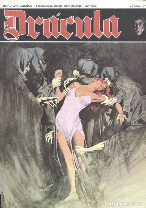 Cartes Postales: Cubierta numero 4 de Dracula con dibujo de Enric -