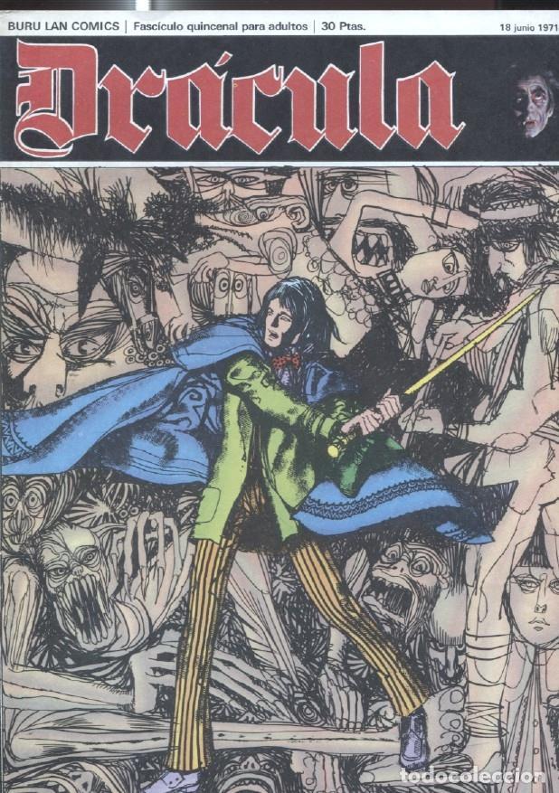 Cartes Postales: Cubierta numero 10 de Dracula con dibujo de Enric -