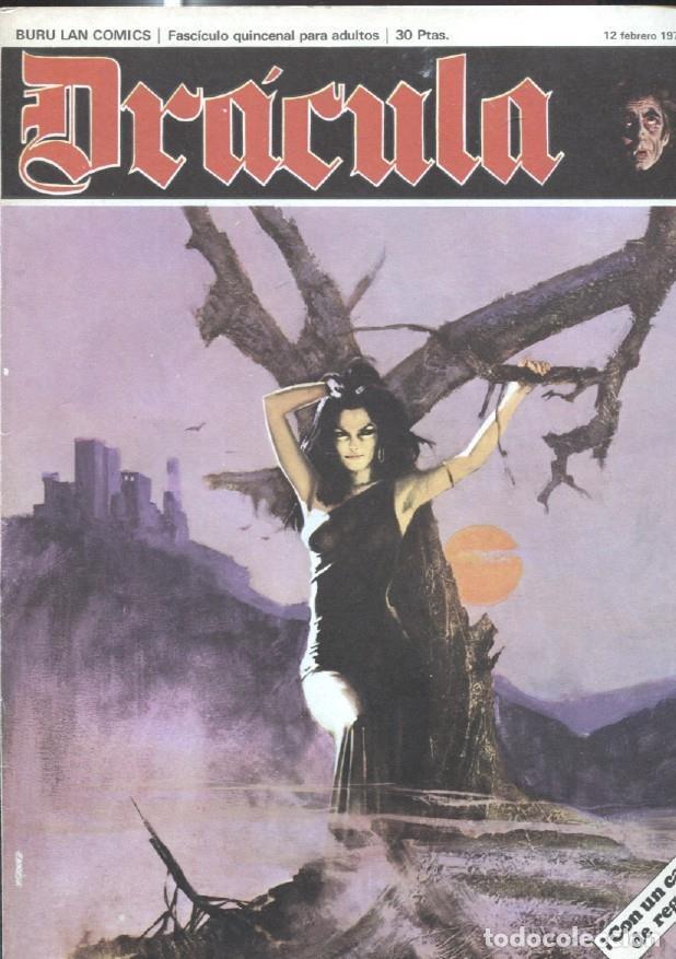 Cartes Postales: Cubierta numero 1 de Dracula con dibujo de Enric -