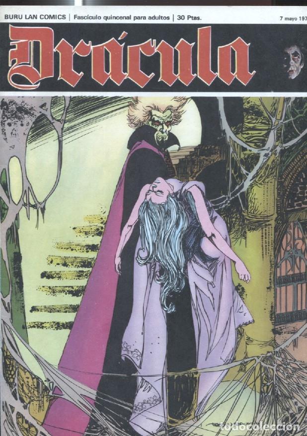 Cartes Postales: Cubierta numero 7 de Dracula con dibujo de Enric -