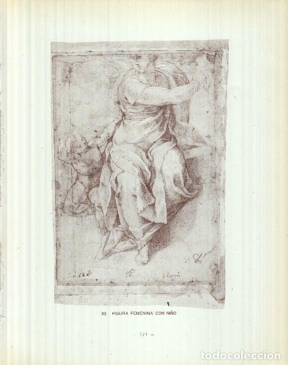 Cartes Postales: Dibujos de los siglos XVI y XVII: 85/86: Figura femenina + Nacimiento de San Juan - Reyes Duran