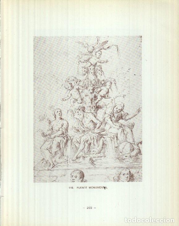 Cartes Postales: Dibujos de los siglos XVI y XVII: 119/120: Fuente monumental + Reloj de sol - Reyes Duran