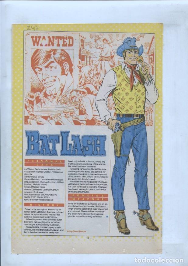 Postais: Ficha personaje DC Comics numero 247: Bat Lash + Batgirl - VARIOS