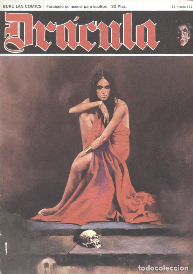 Postais: Cubierta numero 3 de Dracula con dibujo de Enric -