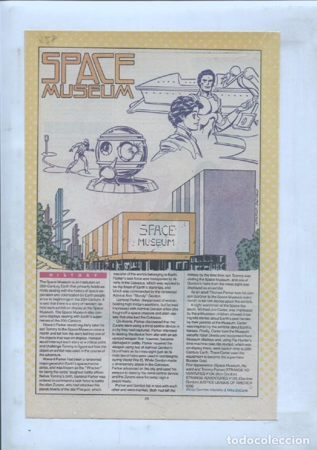 Postais: Ficha personaje DC Comics numero 257: Space Museum + Space Cabbie - VARIOS