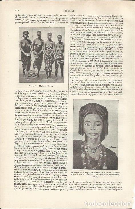 Cartes Postales: LAMINA ESPASA 37124: Mujeres de Senegal - Varios