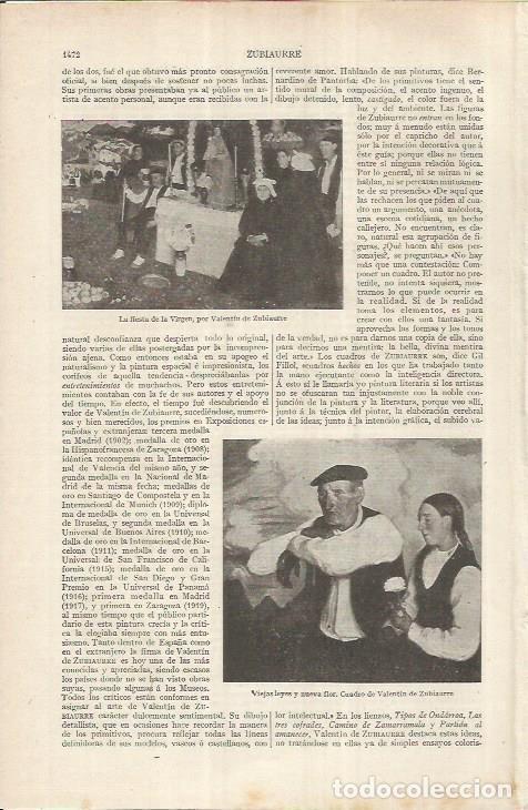 Postcards: LAMINA ESPASA 37051: La fiesta de la Virgen y Viejas leyes, por Valentin de Zubiaurre - Varios