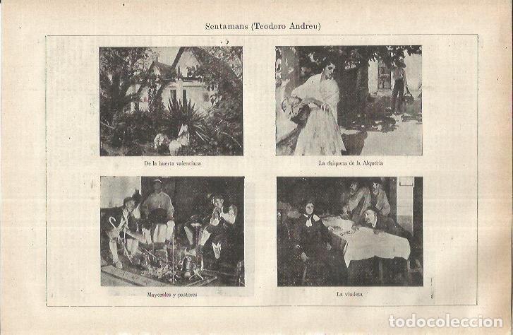 Postcards: LAMINA ESPASA 37135: Obras de Teodoro Andreu Sentamans - Varios