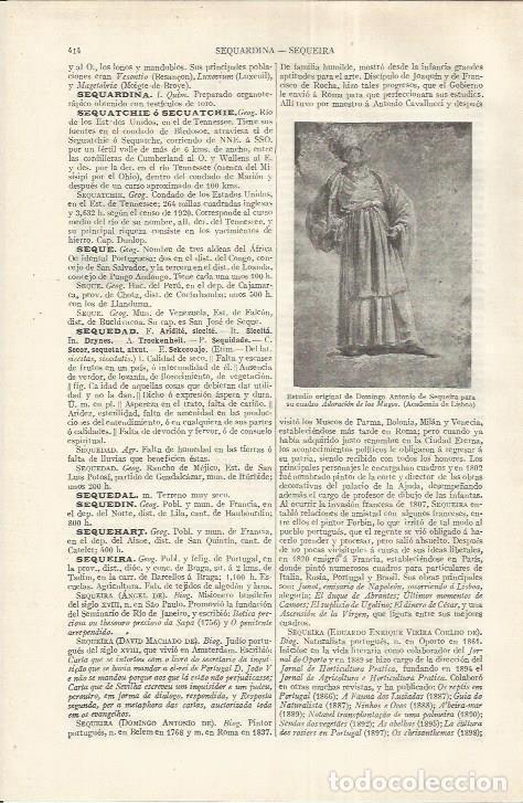 Postales: LAMINA ESPASA 37161: Estudio de Sequeira para el cuadro Adoracion de los Magos - Varios