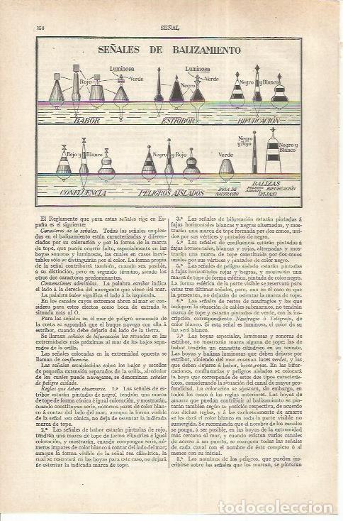 Postais: LAMINA ESPASA 37145: Se3&ntilde;ales de balizamiento - Varios