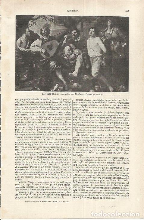 Cartes Postales: LAMINA ESPASA 37140: Los cinco sentidos corporales, por Rombouts - Varios