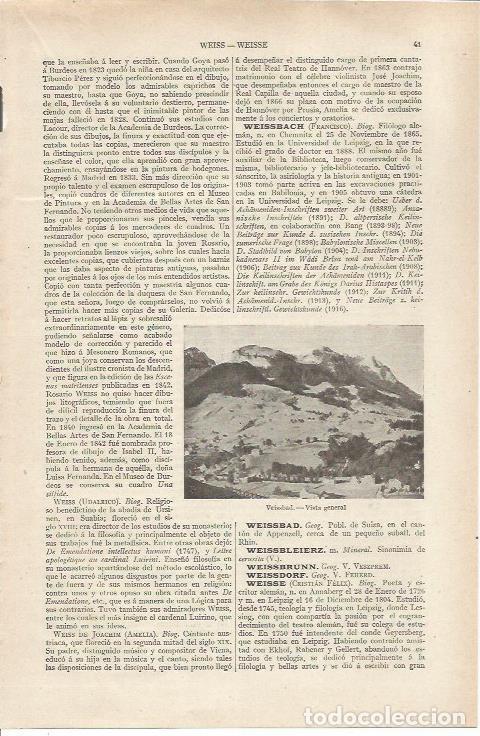 Cartes Postales: LAMINA ESPASA 36754: El Veisshad - Varios