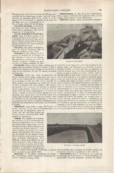 Cartes Postales: LAMINA ESPASA 36895: Ruinas de Ylan Kaleh, Turquia - Varios