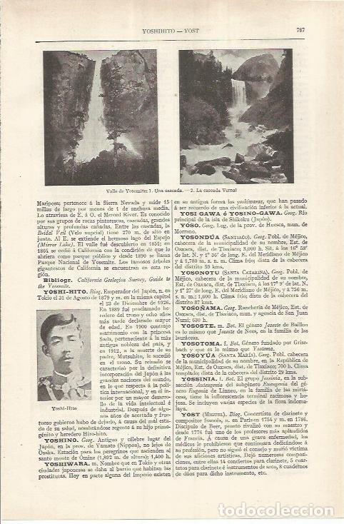 Cartoline: LAMINA ESPASA 36906: valle de Yosemite - Varios