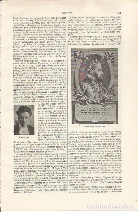 Postkarten: LAMINA ESPASA 37492: Luis Galvez de Montalvo - Varios