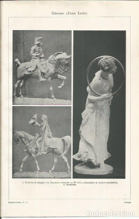Postales: LAMINA ESPASA 37640: Esculturas por Gerome - Varios