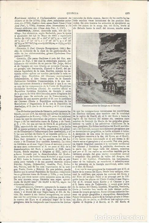 Postales: LAMINA ESPASA 37630: Carretera militar en el Caucaso - Varios