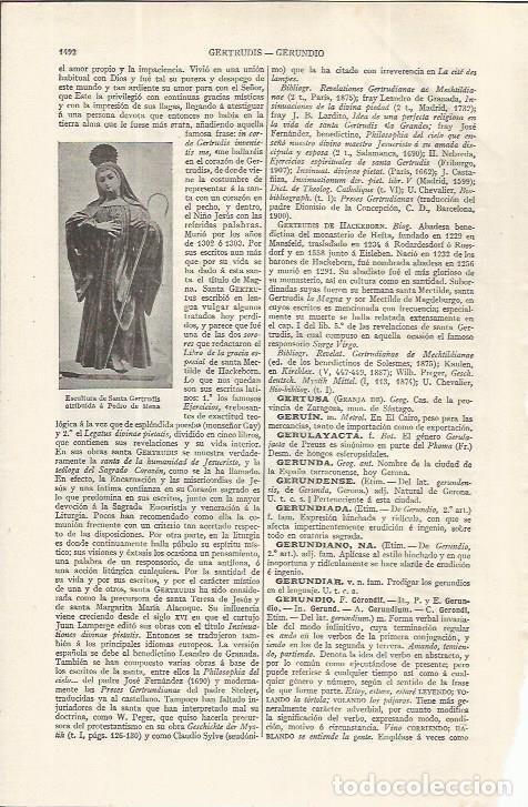 Postcards: LAMINA ESPASA 37657: Santa Gertudrita - Varios