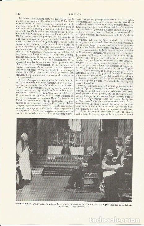 Postales: LAMINA ESPASA 37361: El rey Gustavo de Suecia en Uganda - Varios