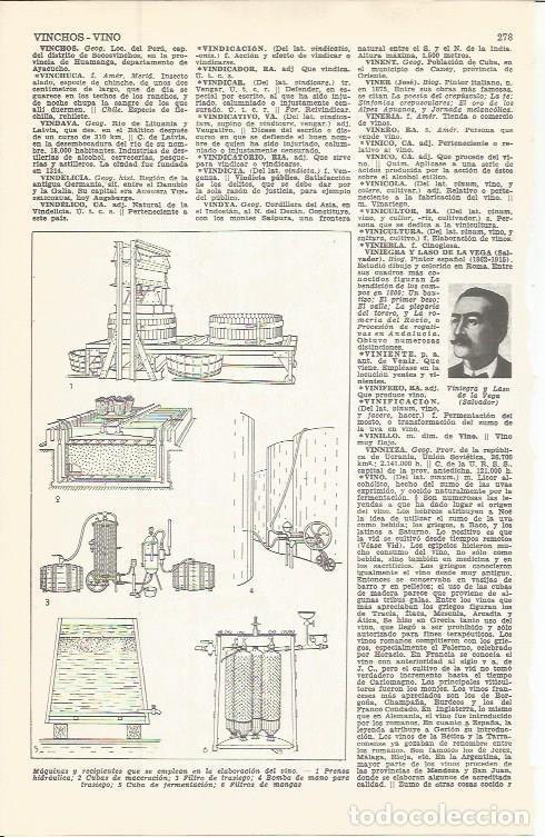 Postales: LAMINA 51631: Maquinas para la elaboracion del vino - VVAA