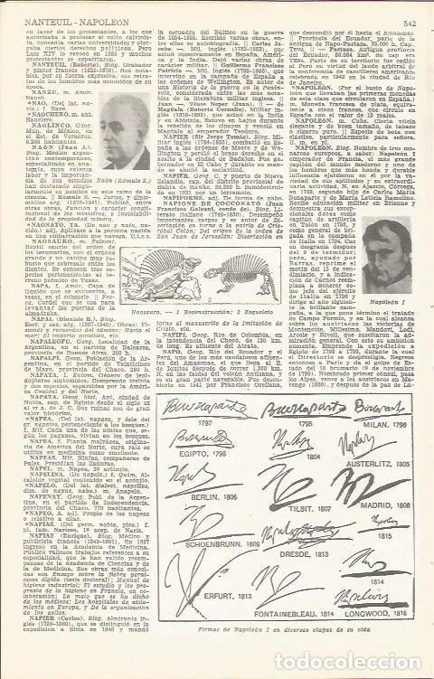 Postales: LAMINA 51707: Firmas de Napoleon Bonaparte - VVAA