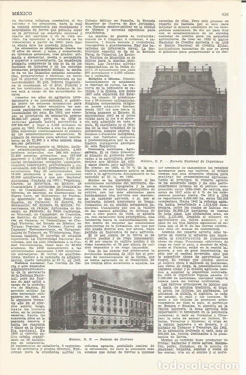 Postales: LAMINA 51696: Escuela Nacional de Ingenieros y Palacio de Correos en Mexico DF - VVAA