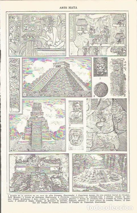 Postais: LAMINA 51689: Arte Maya - VVAA