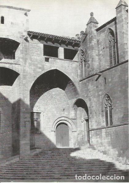 Postais: LAMINA 51418: Escalinata del Palau Reial en Barcelona - M. Bartolome Lopez