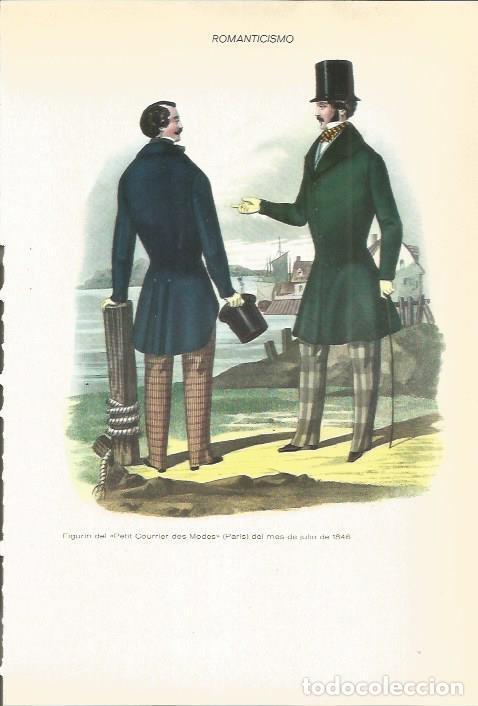 Postales: LAMINA 51448: Figurin del Petit Courrier des Modes de 1846 - VVAA