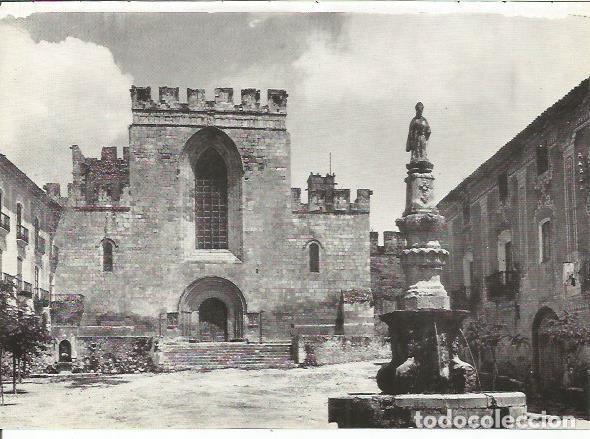 Postales: LAMINA 51443: Plaza del Monasterio de Santes Creus - M. Bartolome Lopez