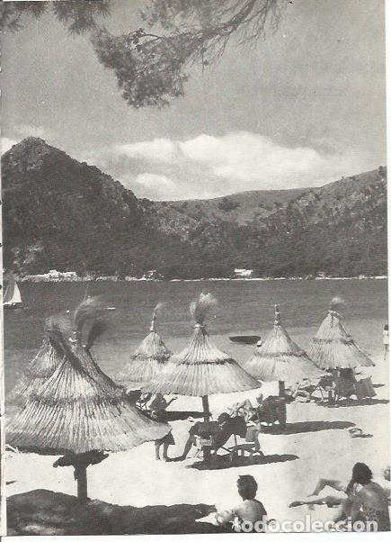 Postales: LAMINA 51437: Playa de Fomentor en Mallorca - M. Bartolome Lopez