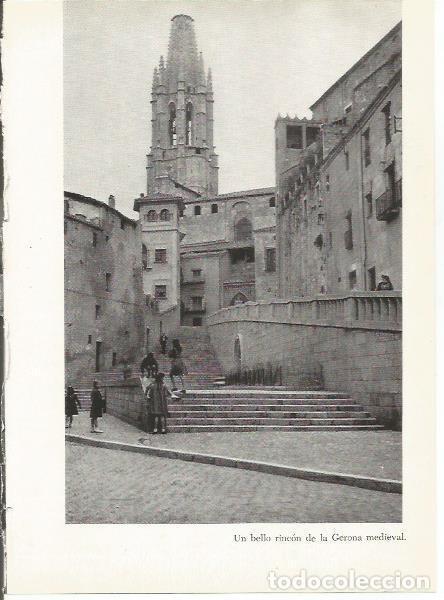 Postales: LAMINA 51411: Calle medieval en Girona - M. Bartolome Lopez