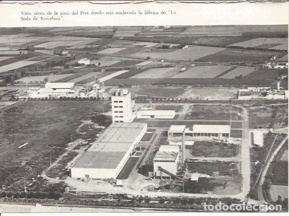 Postales: LAMINA 51441: Vista de la fabrica La Seda de Barcelona en el Prat de Llobregat - M. Bartolome Lopez