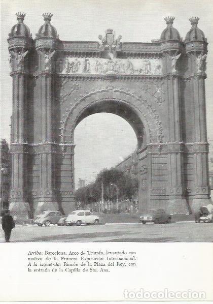 Postkarten: LAMINA 51419: Arco del Triunfo en Barcelona - M. Bartolome Lopez