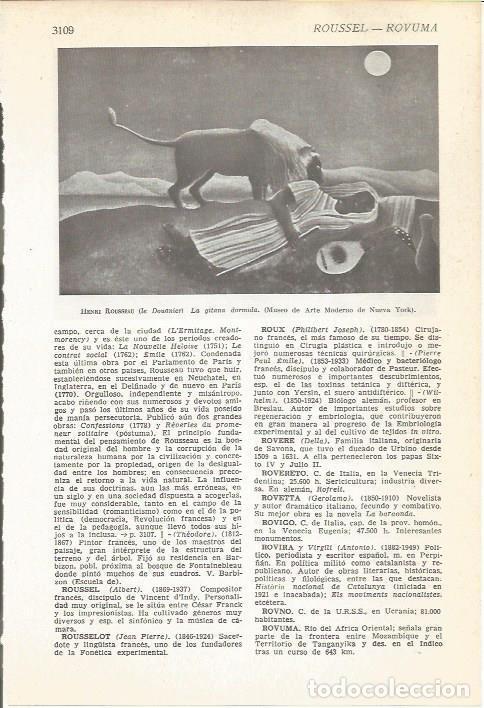 Postales: LAMINA 51450: La gitana dormida, por H. Rousseau - VVAA