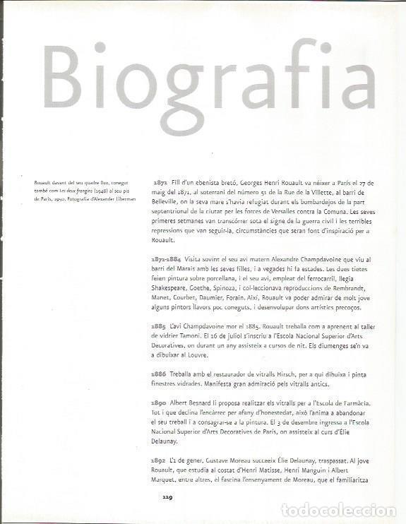 Postais: LAMINA 51388: Biografia de Georges Rouault - VVAA