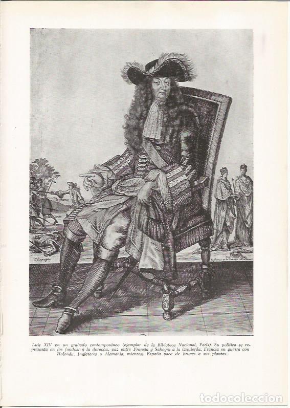 Postcards: LAMINA 26051: Lusi XIV en un grabado de la epoca - VVAA
