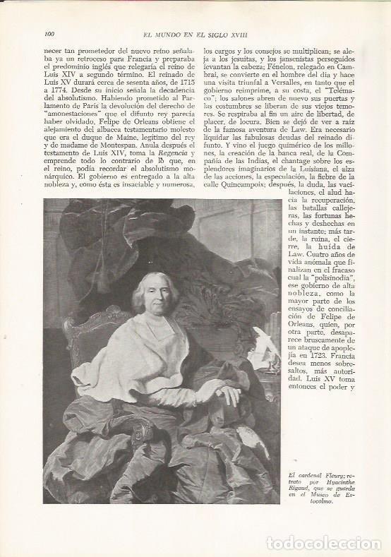 Cartoline: LAMINA 26073: El cardenal Fleury - VVAA