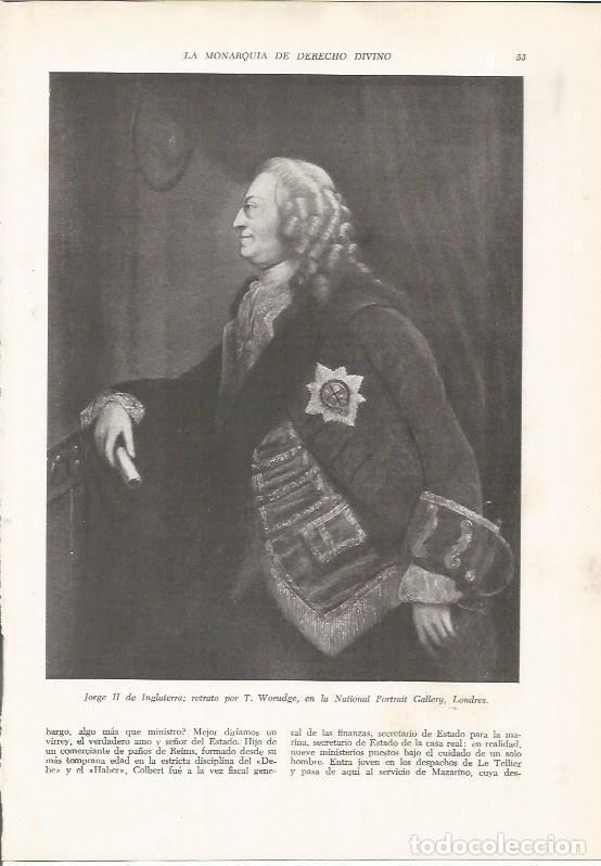 Cartoline: LAMINA 26054: Jorge II de Inglaterra, por T. Worudge - VVAA