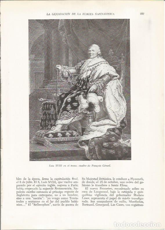 Cartoline: LAMINA 26119: Luis XVIII, por F. Gerard - VVAA