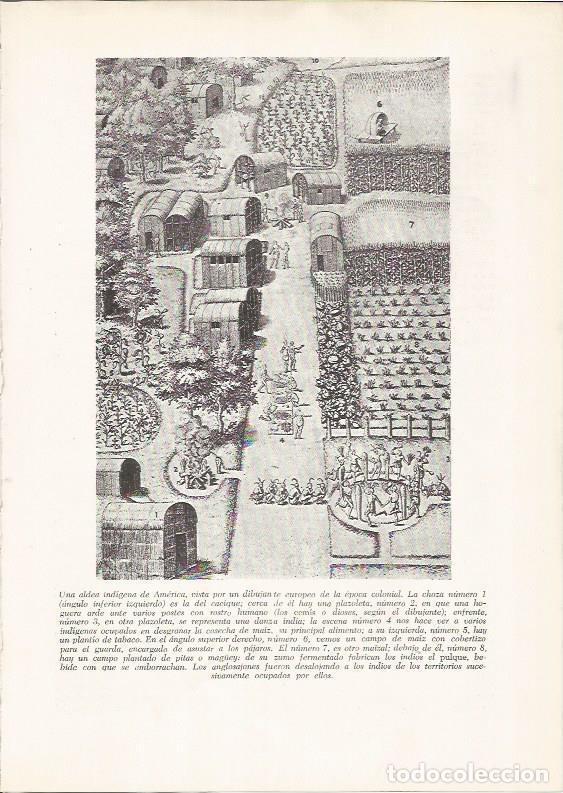 Cartoline: LAMINA 26087: Aldea de America colonail - VVAA